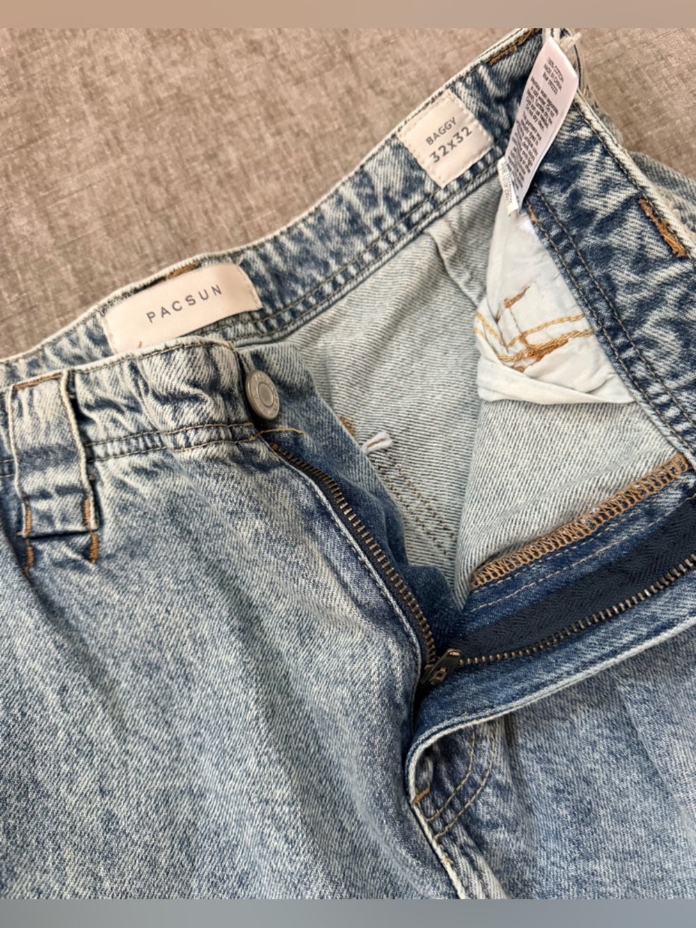 PacSun Vintage Light Blue Baggy Denim Jeans